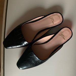 J crew leather flats size 7